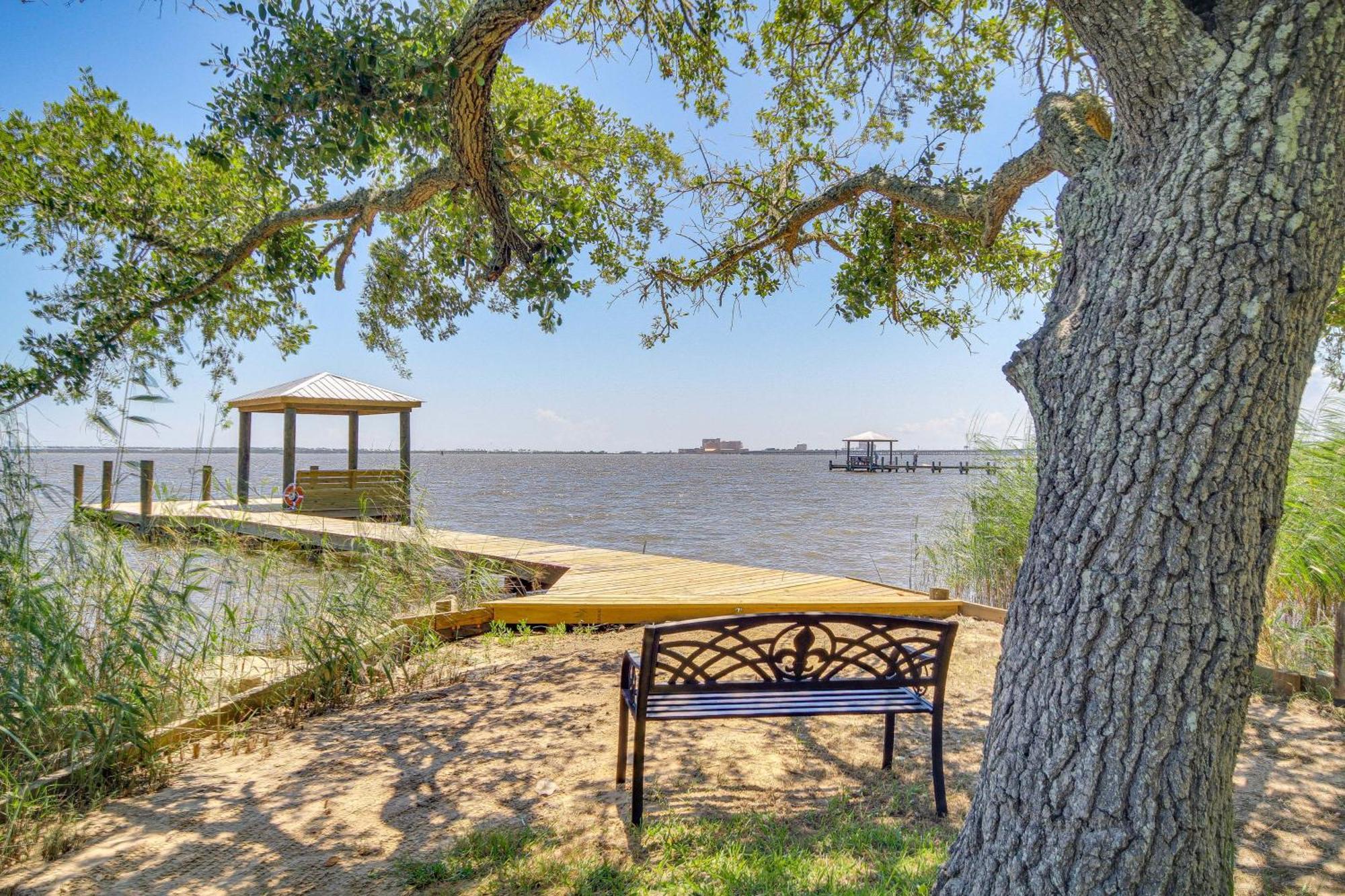 Historic Biloxi Bay Cottage With Beautiful View Ocean Springs Ngoại thất bức ảnh
